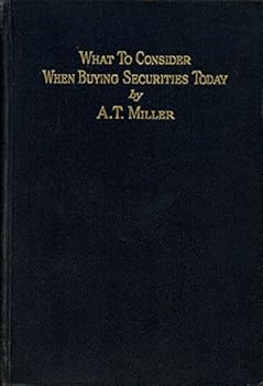 Hardcover What to consider when buying securities today, Book