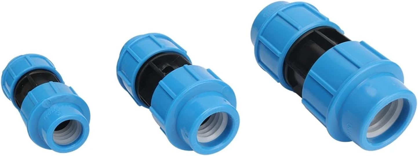 Out Diameter 20/25/32mm Pipe Interface Straight Connectors PE Pipe Home Improvemen Fast Joint Connectors 1Pcs(32mm)