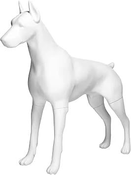 Dog Mannequin, Standing Model Pet Store Mannequin, Clothing Store Counter Display Mannequin Stand for Clothes Display