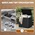EFU Outdoor Storage Box 38 Gallon Deck Box (Indoor & Outdoor) Lockable UV Resistance Waterproof Resin Storage Bin Storage Box for Outdoor,Patio Storage(Black)