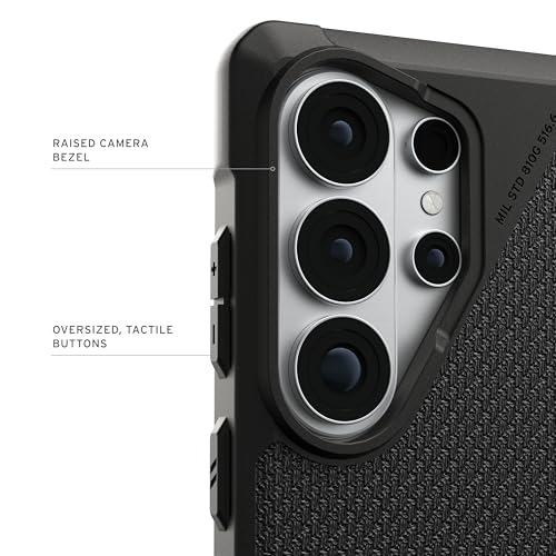 Image of Urban Armor Gear UAG Designed for Galaxy S26 Ultra 5G Case, Metropolis LT - Compatible with Magnetic Charging Impact-Resistant Rugged Military Drop Tested Protective Cover - Kevlar Black