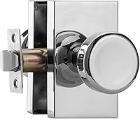 Vista 17 de Perillas de Puerta Negras Interiores, Manijas de Puerta Interiores para Armario, Perilla de Puerta Pismo Dummy