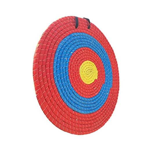 Utomhus shooter bågskytte målskiva, 50 x 50 cm traditionellt handgjorda massivt sugrör mål för träning utomhus