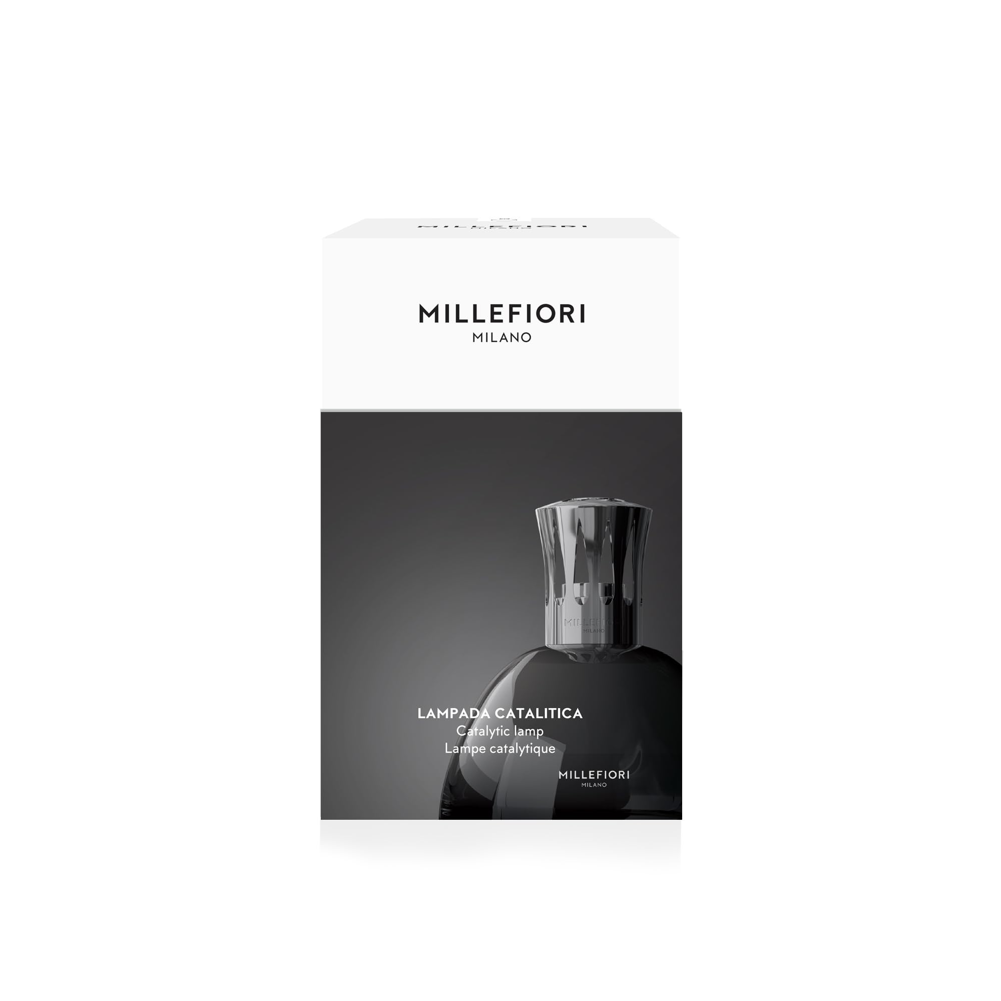 Millefiori Milano – Lampada Catalitica Trasparente – Purifica e Profuma l’Ambiente con Design Elegante, Ideale per Casa e Ufficio