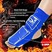 Jjoias Taekwondo Foot Protector Unisex PU Leather Soft Boxing Sparring Foot Guards, Training Sparring Gear Muay Thai Kung Fu Tae Kwon Foot Gear Support for Men Women Kids (Red,Small)