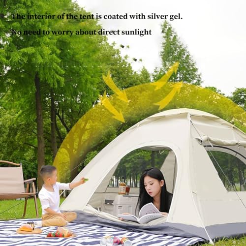 Carpa dome para camping de 3-4 personas GIZNXBA miniatura 3
