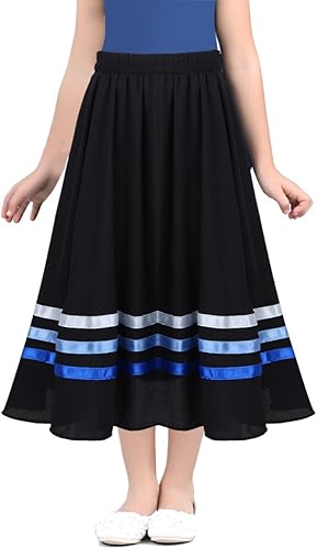 Miniatura 2 de Disfraz de ballet plisado vintage para niñas y niñas, falda de personaje de baile de círculo completo