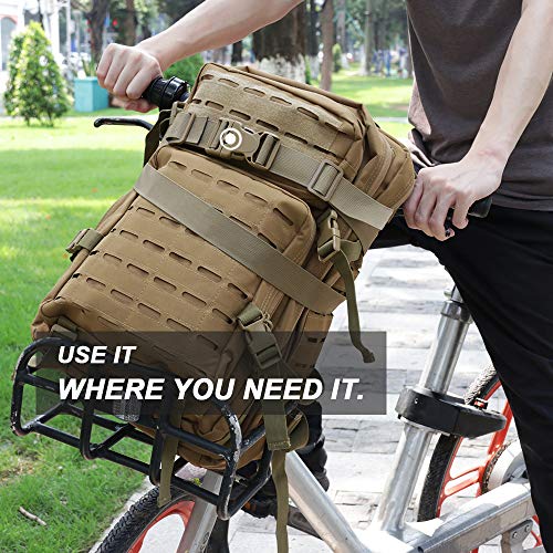 MAGARROW 65\" 1.5\" Utility Straps with Buckle Adjustable, 4-Pack (Tan (4-PCS)) - Thumbnail 7