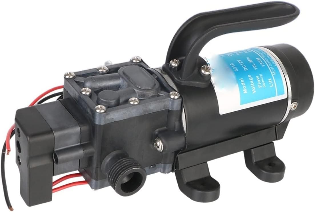 Water Pumps, Parts & Accessories 10L/min DC 12V 120W Agricultural Electric Water Pump Micro High Pressure Water Jet Car Wash Diaphragm Self-Priming Pump