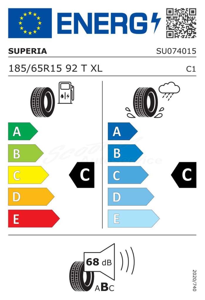 SUPERIA 185/65 R15 92T Estivo XL Auto