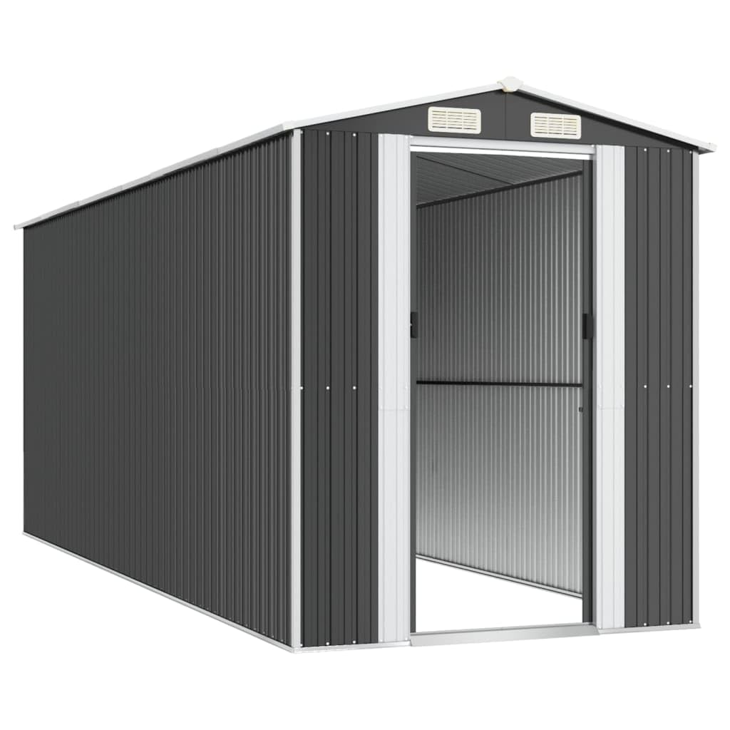Caseta para electrodomésticos, color antracita, 192 x 523 x 223 cm, acero