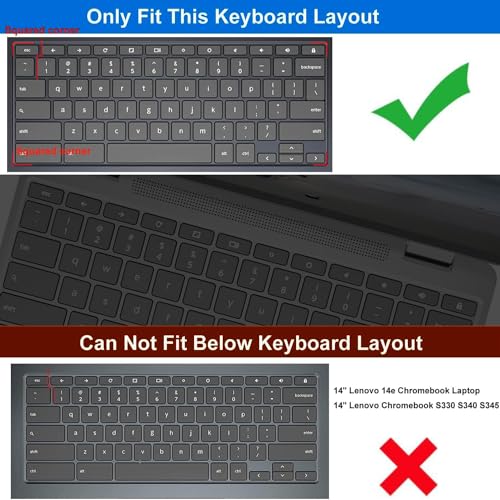 Protector para teclado Lenovo Chromebook Flex 3 11" negro miniatura 2