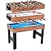 Lancaster 48" 3 in 1 Pool Billiard Slide Hockey Foosball Combo Arcade Game Table