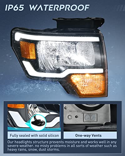 Image of Nilight Headlights Assembly for Ford F150 F-150 2009-2014