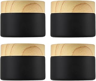 LALAFINA 4 Pcs 50g Black Frosted Glass Cream ...
