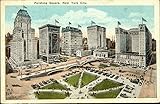 Pershing Square New York City, New York NY Original Antique Postcard