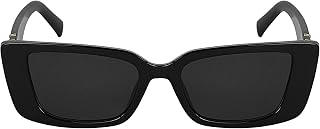 Sunwear Retro Rectangle Sunglasses Women and Men Vintage Small Square Sun Glasses Price In India