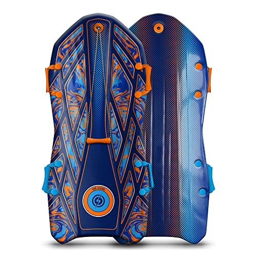 Sno-Storm Premium Foam Snow Sled 2-Pack | Superior Foam Recreational Snow Sled | Tow Rope And Handles | Sized For Youth And Adults | Contoured Deck Design | 50In-127Cm Design Length |, Malroka #TOP5
