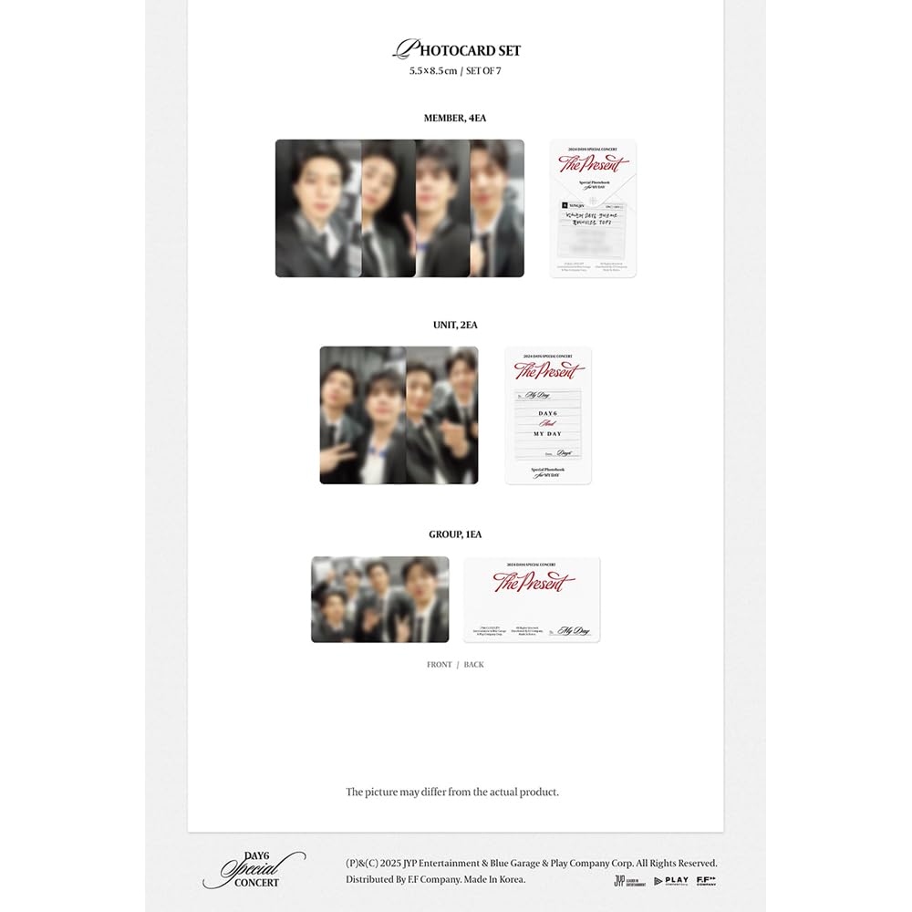Day6 (Even of Day) - 2024 DAY6 Special Concert [The PRESENT] PHOTOBOOK