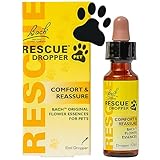 Combina nuestra mezcla de esencias de flores de RESCUE famosa: rosa de roca, impatiens, clemátide, estrella de Belén y ciruela cereza, para apoyar y calmar a tu mascota durante situaciones de prueba, ayudando a mantener la calma.