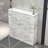 【Installation Facile】Ce cache-radiateur s'installe facilement et en quelques minutes, sans outils spécifiques. Ce cache-radiateur pratique est fourni avec des instructions d'installation claires. Robuste et léger, il est facile à utiliser et simplifie vos travaux de rénovation