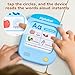 JoyCat Kids Learning Tablet: 156 Pages Tap-to-Read Flash Cards with 20 Listen & Find Games, Montessori Toy for Alphabet, Phonics, Words, Simple Math, Colors, Shapes & Songs - Autism Gifts (Ages 2-6)