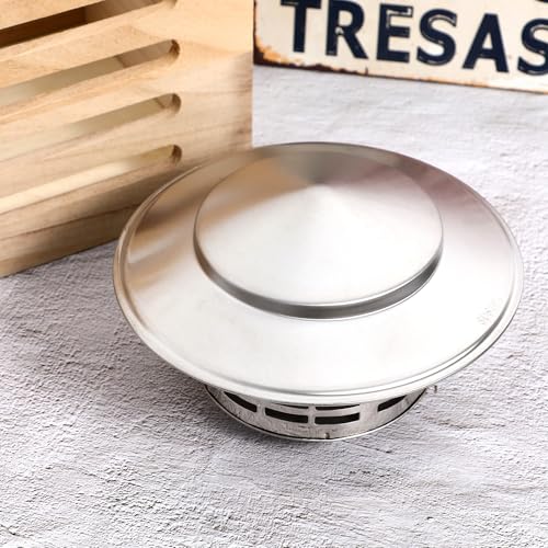 Tapa de chimenea de 75mm para proteger el conducto exterior de chalets 7