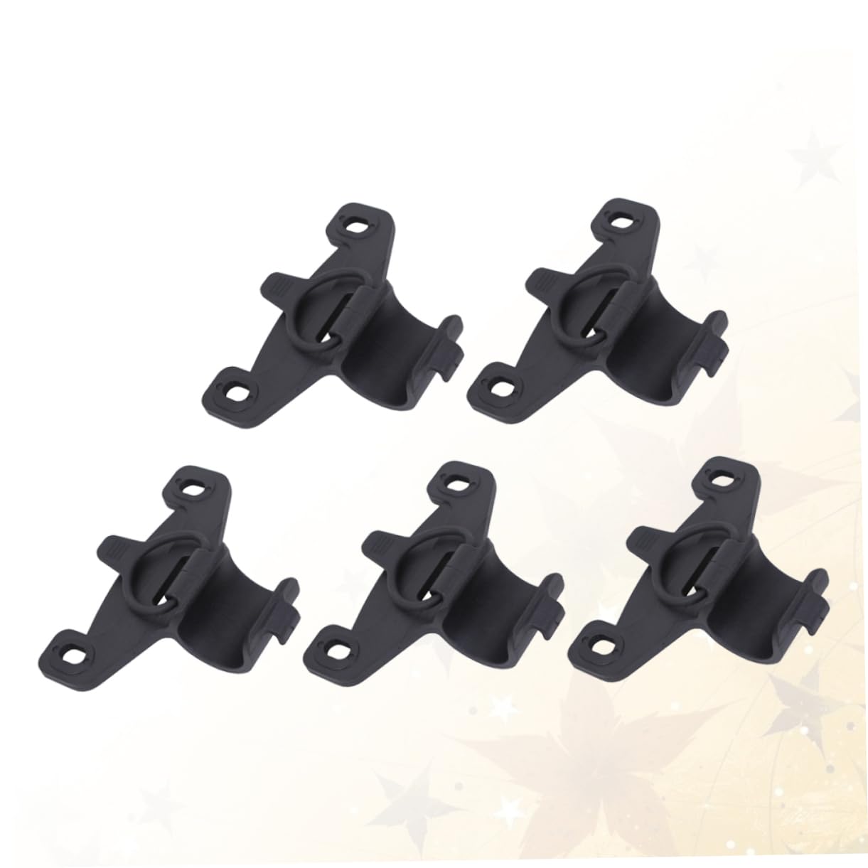 Toddmomy 3sets Bike Pump Holder Fixing Clip Bicycle Frame Clip Pump Retaining Bracket Universal Bike Inflator Rack Cycling Accessory 5pcs*3