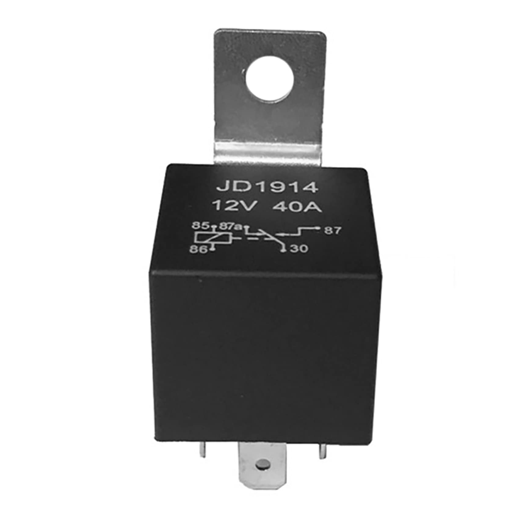 30 Piezas Interruptor de Relé de 5 Pines 12V (SPDT) (30/40 Amperios) Relé Automotriz de 12 Voltios para Ventiladores Automotrices