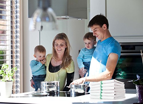 Paños de cocina para secado sin marcas con trapos de algodón absorbente calidad comercial 6