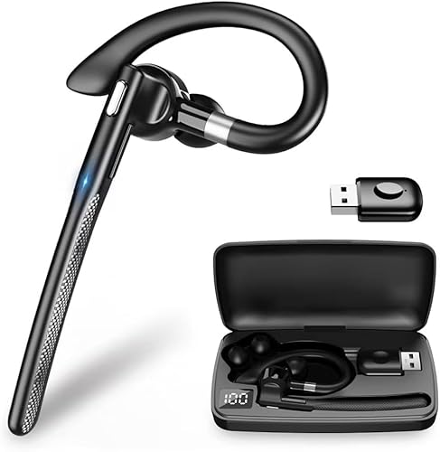 Boytond YYK-526 Bluetooth5.4�C���z�� �Ў� ���C�����X ���|���^ 500mAh�[�d�P�[�X�t LED�o�b�e���[�c�ʃf�B�X�v���C CVC8.0�m�C�Y�L�����Z�����O ���E�����p ������ �n���Y�t���[�ʘb �}�C�N���� �~���[�g/SIRI