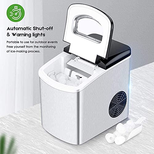 Máquina portátil para hacer cubitos de hielo 9 cubitos en 8 min miniatura 2