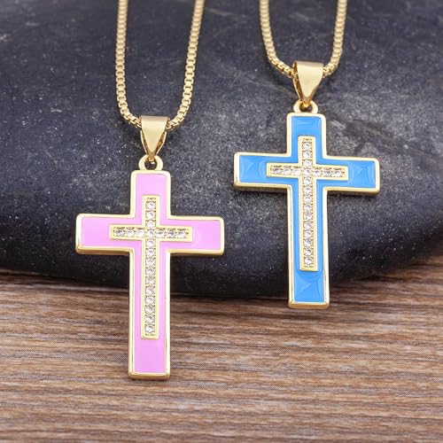 Collier croix pour homme aux finitions soignées et design original - 2
