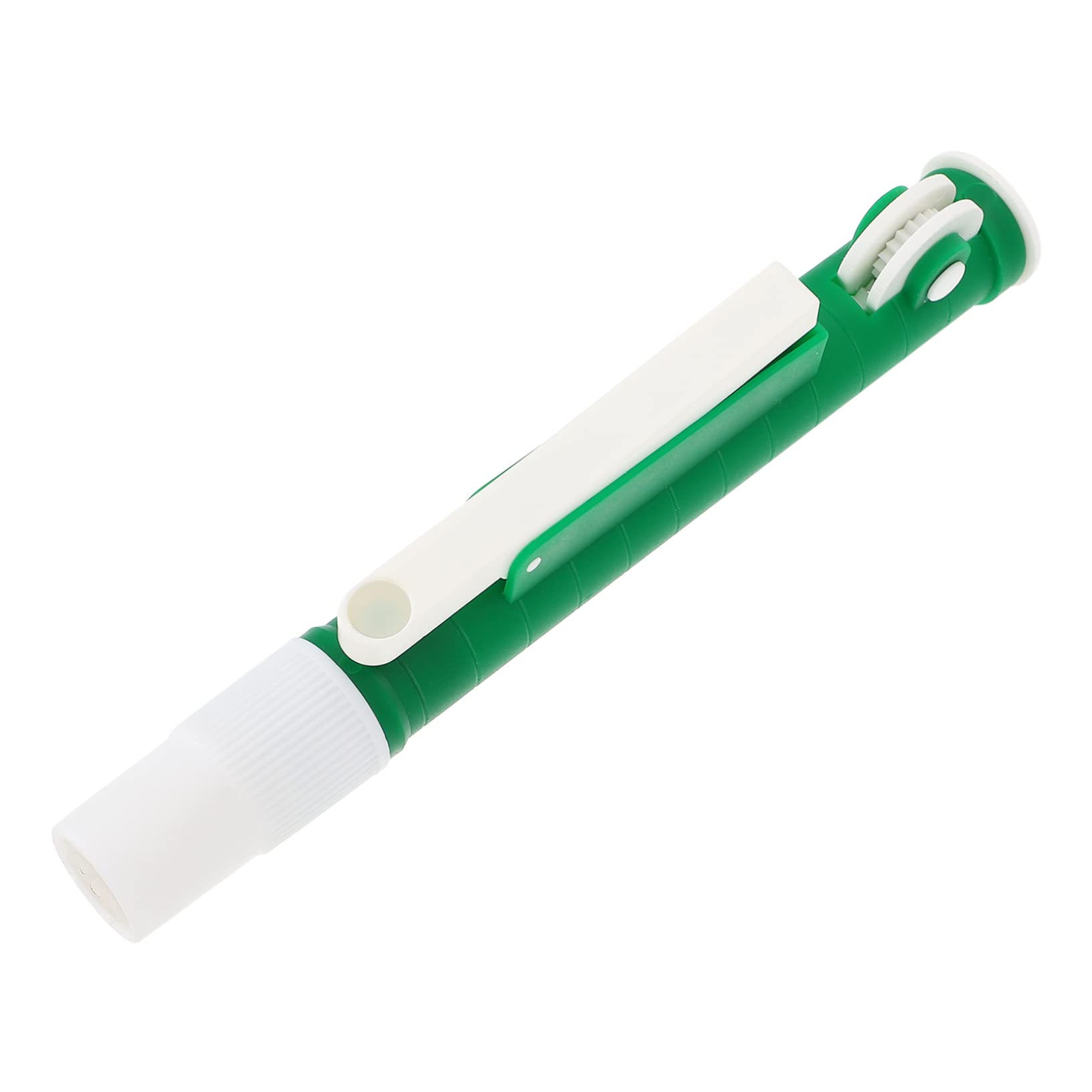 Pompe à Pipettes de Laboratoire Manuelle 2ml en Plastique Vert | Utilisation Main, Remplissage Précis, Accessoire pour Travaux Scientifiques