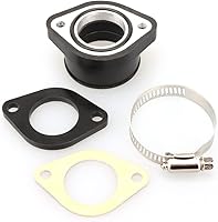Vista 3 de NIBBI Racing Parts - Colector de admisión de aire de 125 cc, adaptador de carburador de 1.299 in, adaptador de colector de admisión, arranque