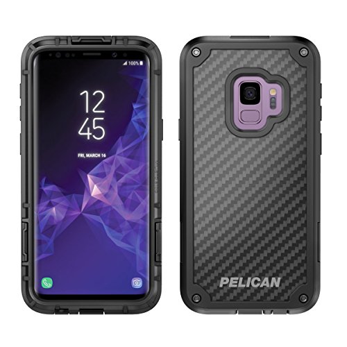 Pelican Shield Phone Case for Samsung Galaxy S9 (Black/Black)
