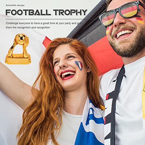 Sosoport Gold Ball Trophy Cup Awards Winner Cup Trophy Resin Trophy Cup para Torneios Eventos Favori