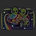Loungefly Lisa Frank Cosmic Alien Ride Zip Around Wallet