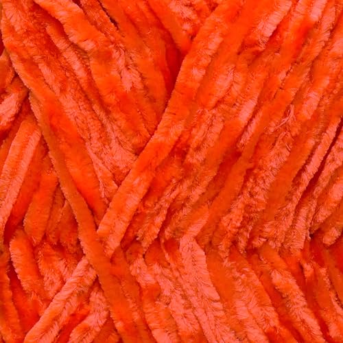 Image of M.G Chunky Velvet Yarn, Gulmarg 200 GMS - Best Used with Knitting and Crochet Needles - Wool Yarn for Knitting - R Art-BACF