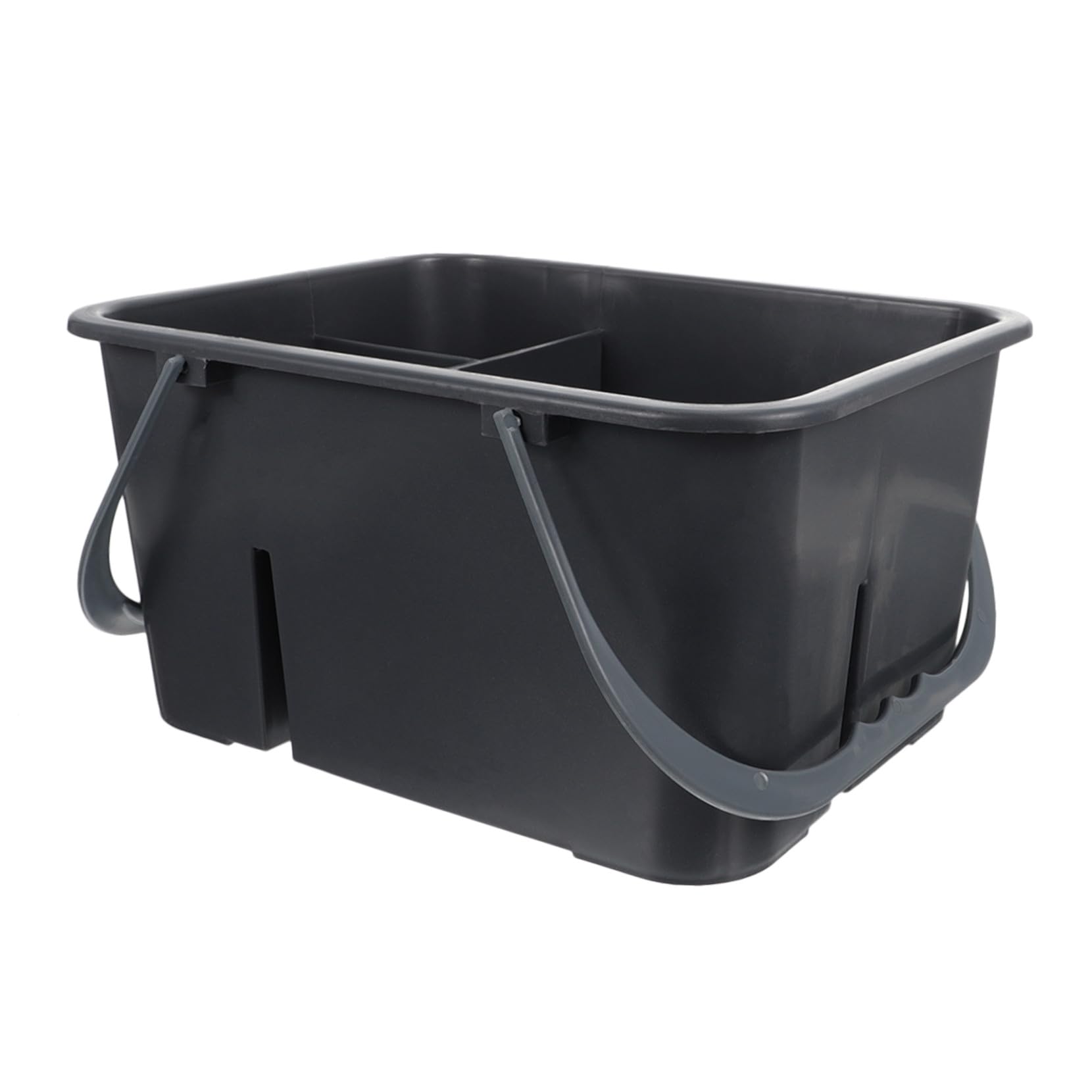 Panier de rangement salle de bain Toddmomy à 4 compartiments en plastique avec poignée