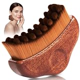 Lymphdrainage Gesichtsbürste Gesicht, Trockenbürste Lymphatic Drainage, Alpenfaser Lymphbürsten Gesicht, Gesichtsmassagegerät for Lymphatic Drainage, Lymphdrainage Bürste, Lymphatische Face Massager