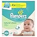 Pampers Natural Clean Unscented Water Baby Wipes 7X Refill Packs, 504 Count