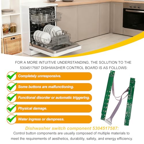 Solution panne Frigidaire avec la carte de commande 5304517587 pour machine