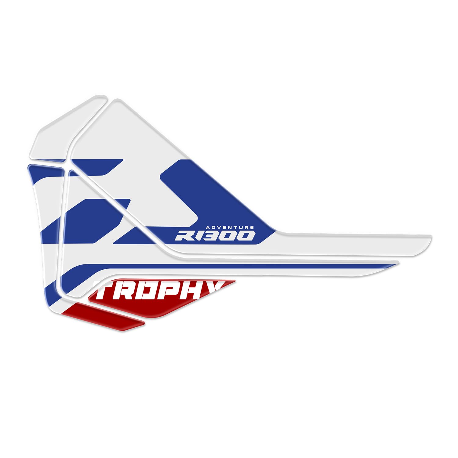 Protectores laterales de depósito de resina 3D compatibles con BMW R 1300 GS ADV FM-1146 (Trophy)