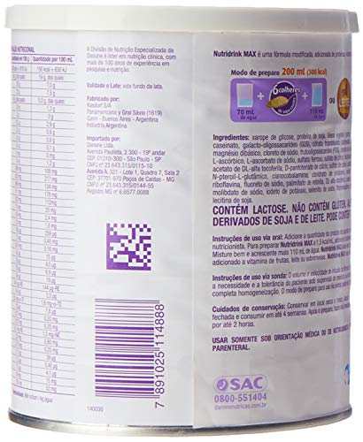Nutridrink Protein Pó Baunilha Danone Nutricia 350g