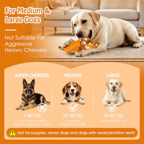 Image of Jeefome Crocodile Dog Chew Toy for Small & Medium & Large Dogs