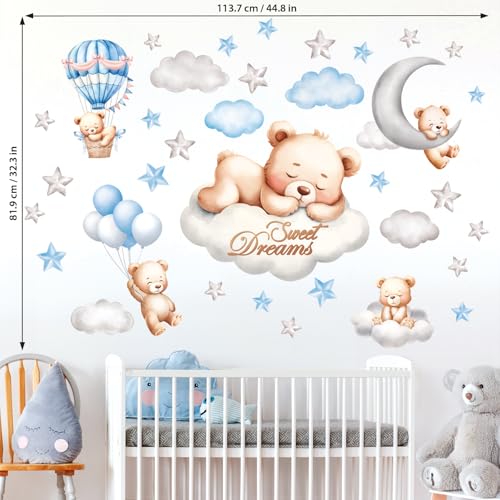 DECOWALL Vinilo Decorativo Infantil Sweet Dream Bear miniatura 6