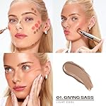 Sacheu Liquid Contour STAY-N Long Wear Bronzer Cream Contour Makeup — Long Lasting, Blendable, & Lightweight Formula — Vegan & Cruelty-free, Giving Sass - Image 2