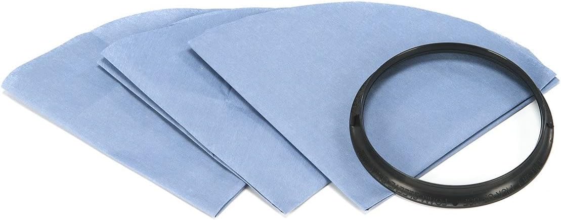 Shop-Vac 9010733 Reusable Dry Filters with Mounting Ring, Fits Shop-Vac Model No. 90585 Foam Sleeve, (3 Pack) - Vacuum And Dust Collector Accessories - 