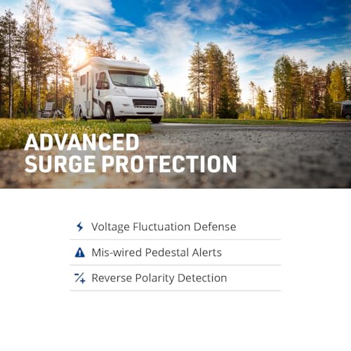 Progressive Industries SSP-30XL Portable RV Smart Surge Protector, Black, 30 Amp - Thumbnail 4